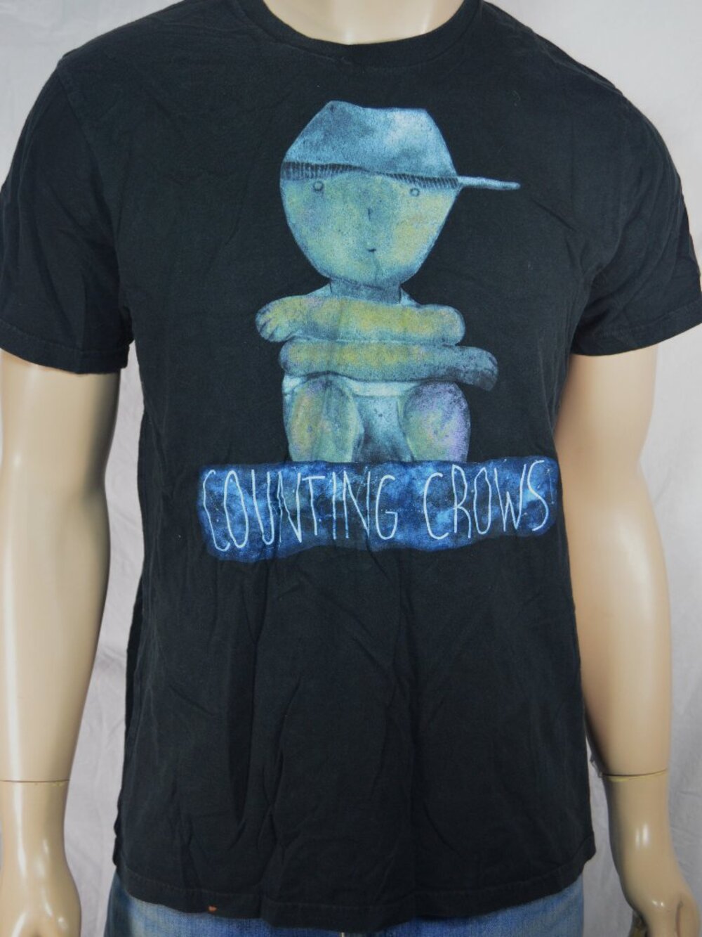 2014-COUNTING CROWS-Somewhere Under Wonderland-Band Concert Tour-Black- Shirt-L